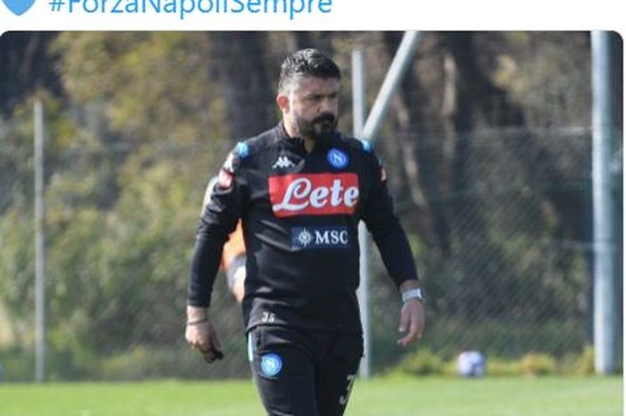 Pelatih Napoli, Gennarro Gattuso, akan membawa anak asuhnya berlatih lagi meski Italia sedang darurat virus corona.