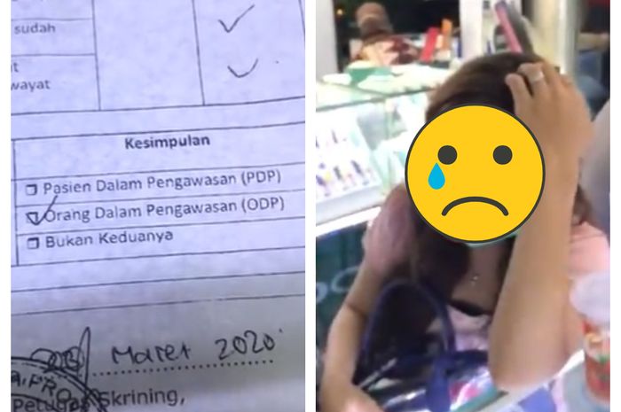 Ilustrasi wanita ODP di pasar Solo