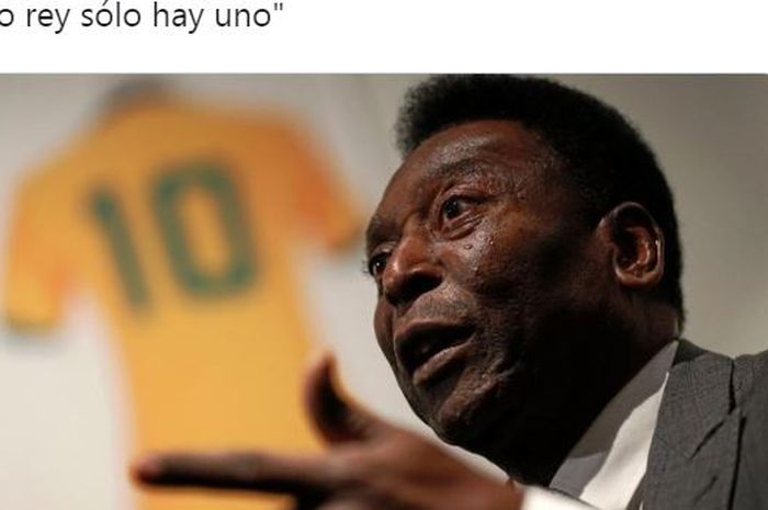 Striker legendaris timnas Brasil, Pele.