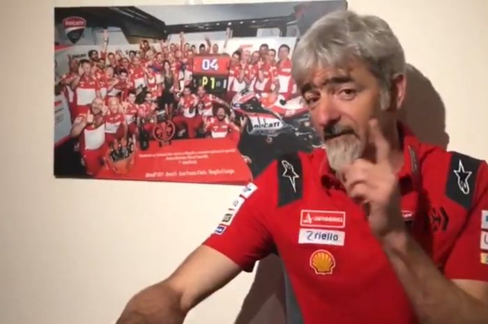 General Manager Ducati Corse, Luigi Dall'igna, beserta seluruh kru dan pembalap Mission Winnow Ducati mengajak fanatikan MotoGP umumnya, dan Ducatisti khususnya melwan virus corona dengan di rumah saja #stayathome