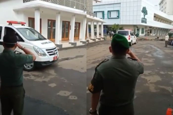 Penghormatan terakhir perawat RSPAD