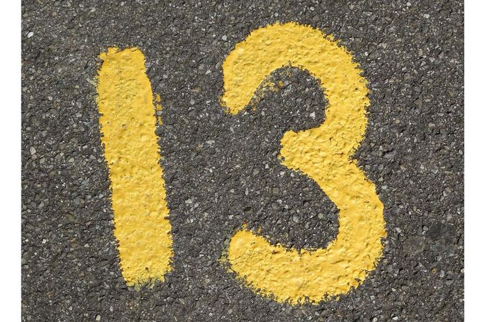 Sering Dengar Mitos yang Tidak Menyenangkan Tentang Angka 13? Ternyata ...