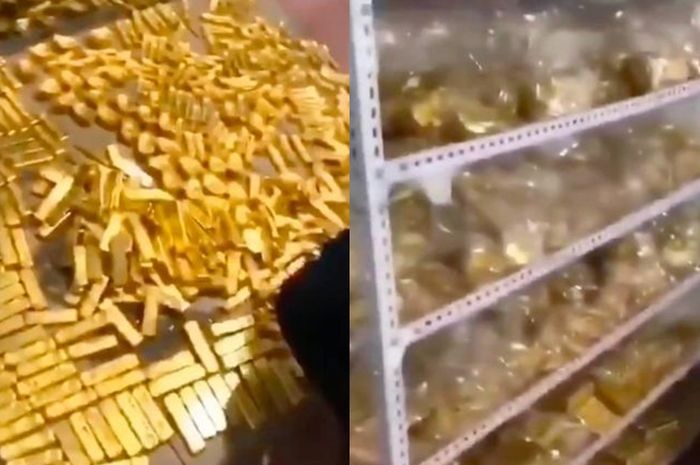 Emas yang ada di rumah koruptor
