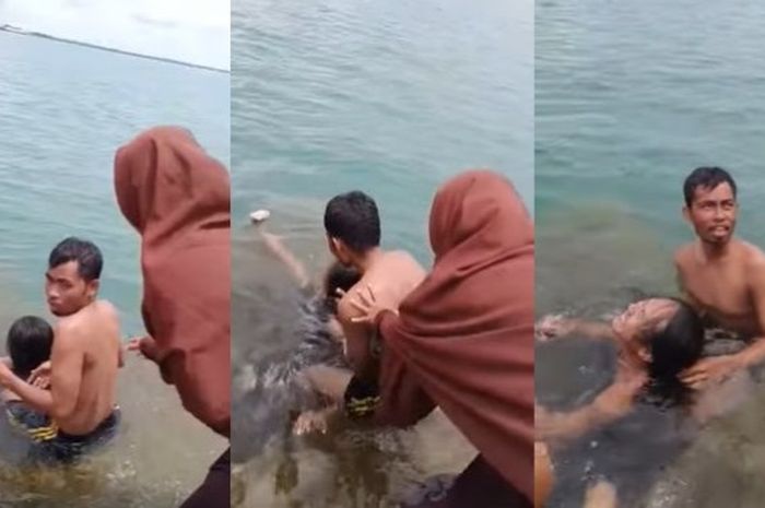 Viral Video Suami Dilabrak Istri Saat Sedang Asyik Mandi Bareng Sosok Berambut Panjang Yang Diduga Pelakor Reaksinya Malah Bikin Warganet Kesal Semua Halaman Grid Star