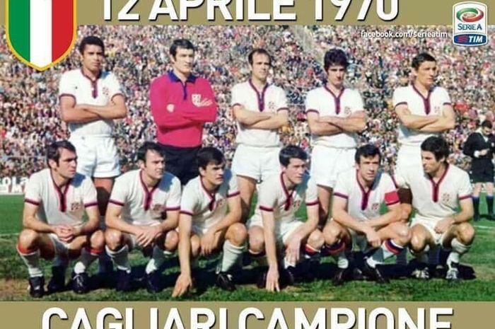 Cagliari memastikan diri menjadi juara Liga Italia Serie A pada 12 April 1970.
