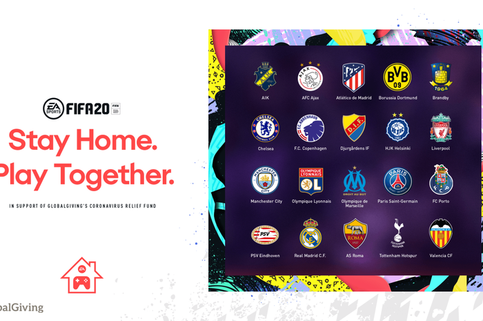 Participants in the FIFA 20 Online Tournament Stay Home, Play Together.