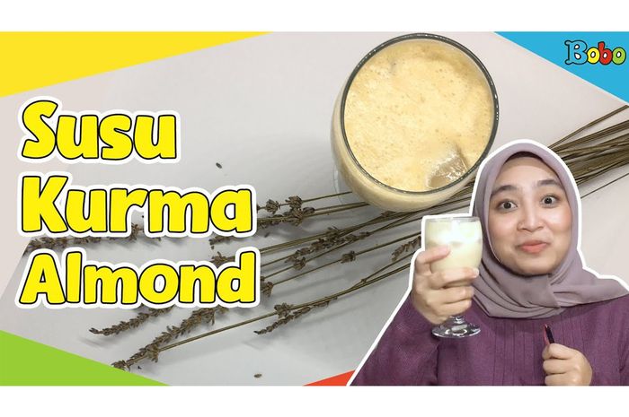 Resep Susu Kurma Almon, Minuman Sehat yang Jadi Teman Belajar di Rumah
