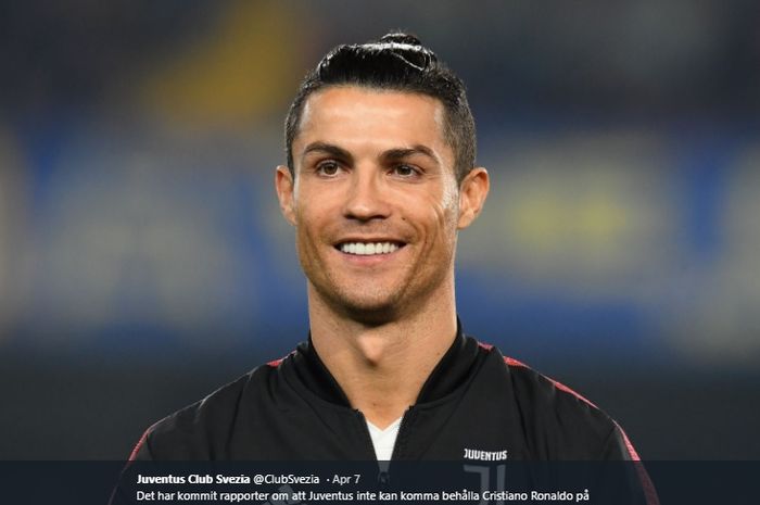 Megabintang  Juventus, Cristiano Ronaldo.