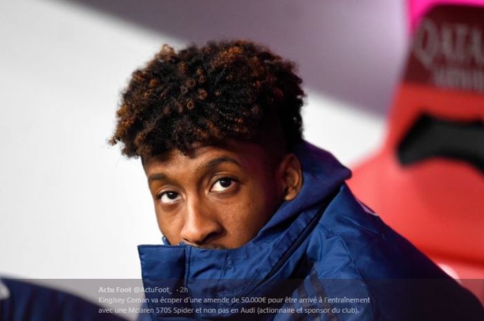 Pemain Bayern Muenchen, Kingsley Coman.