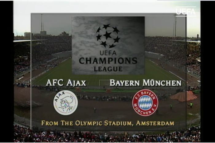 Duel Ajax Amsterdam vs Bayern Muenchen, 19 April 1995.