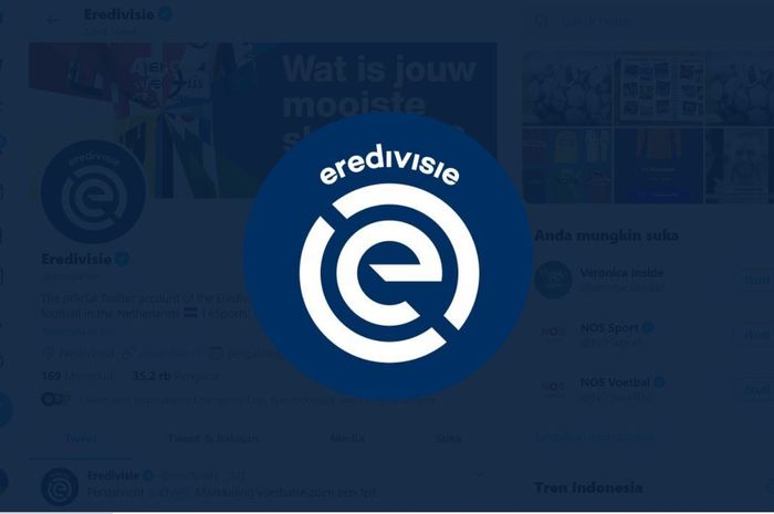 Logo Eredivisie, kasta teratas Liga Belanda.