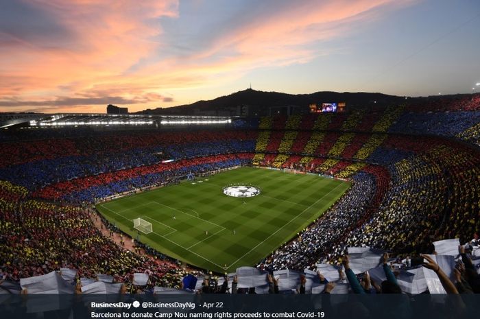 Kandang Barcelona, Stadion Camp Nou.