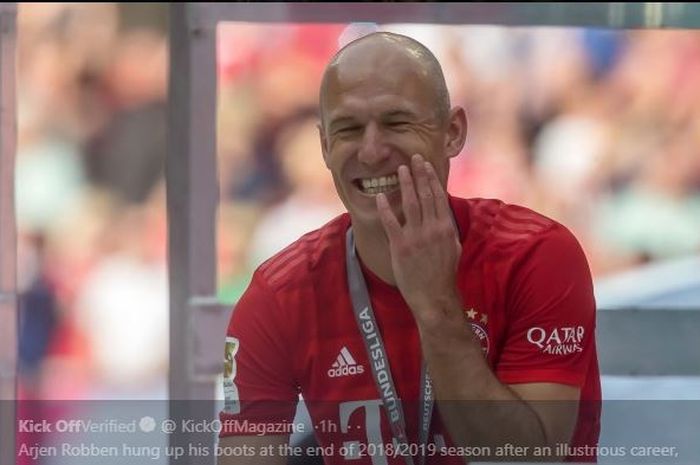Mantan pemain Bayern Muenchen, Arjen Robben, mengatakan ingin merumput kembali meski sudah gantung sepatu pada akhir musim 2018-2019 kemarin.