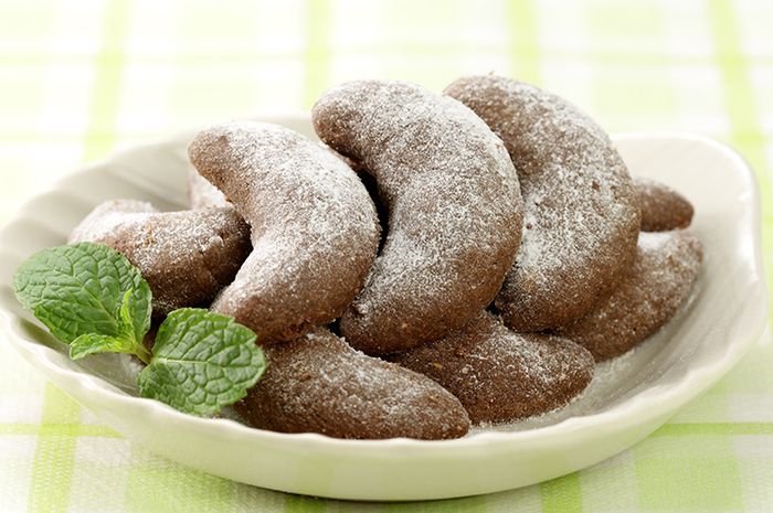 Kue Kering Putri Salju Cokelat Berempah