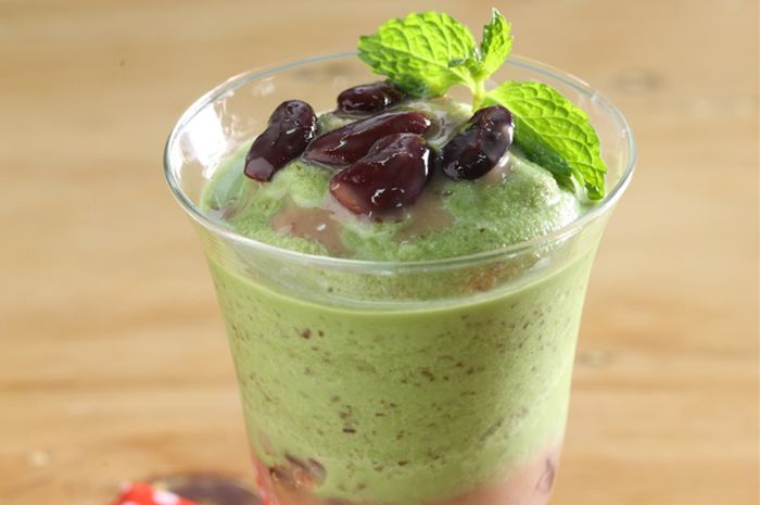 Resep Smoothie Red Bean Green Tea Enak, Minuman Menu Buka Puasa Nikmat ...