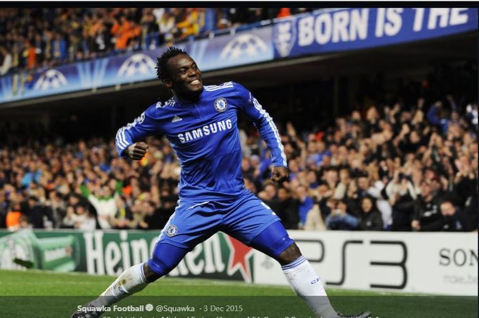 Michael Essien saat di Chelsea.