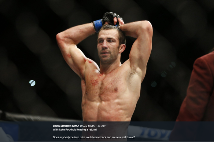 Petarung UFC asal Amerika Serikat, Luke Rockhold, yang ingin menjajal kemampuannya melawan Israel Adesanya.