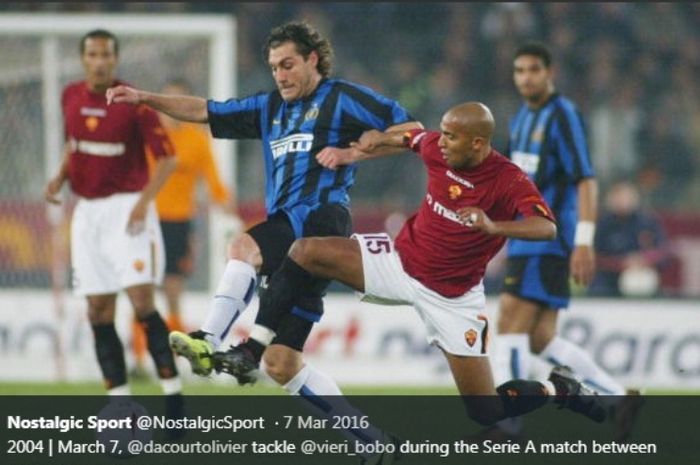 Christian Vieri saat membela Inter Milan.