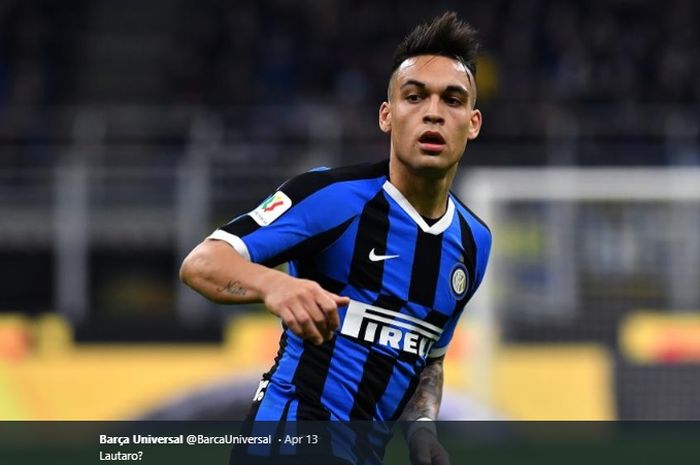 Penyerang Inter Milan, Lautaro Martinez, menjadi incaran utama klub raksasa Liga Spanyol, Barcelona.