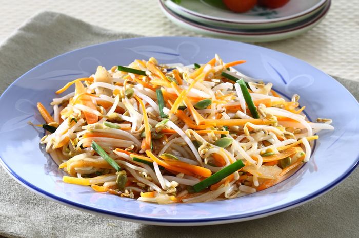 Tumis Tauge Wortel santapan menu sahur