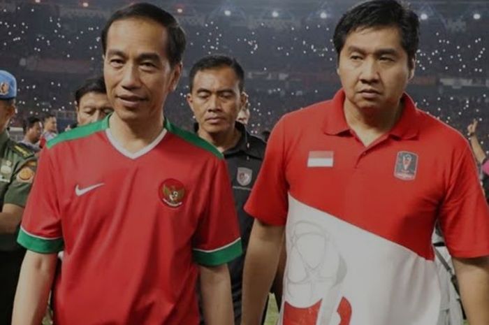Presiden Joko Widodo dan Maruarar Sirait.