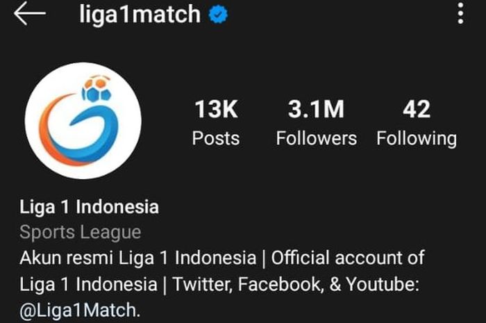 Logo Shopee sempat hilang dari akun media sosial resmi Liga 1 pada Rabu (27/5/2020) malam WIB.