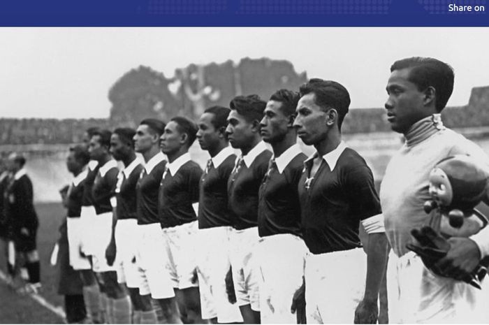 Indonesia atau dulu dikenal dengan nama Hindia Belanda menjadi tim Asia pertama yang tampil di Piala Dunia pada edisi 1938.