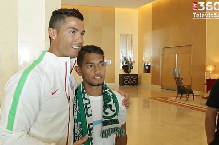 Ronaldo dan Anak angkatnya, Martunis