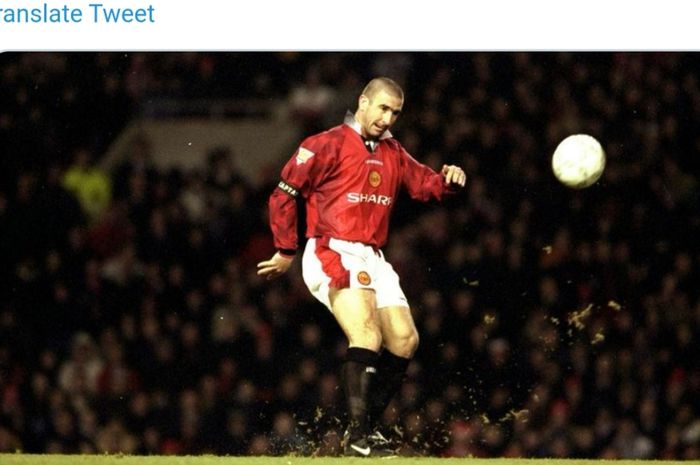 Mantan bintang Manchester United, Eric Cantona.