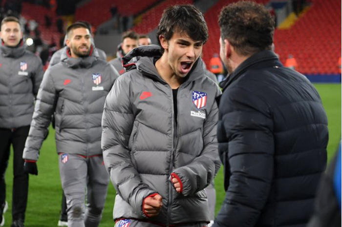 Wonderkid Atletico Madrid, Joao Felix (Tengah)