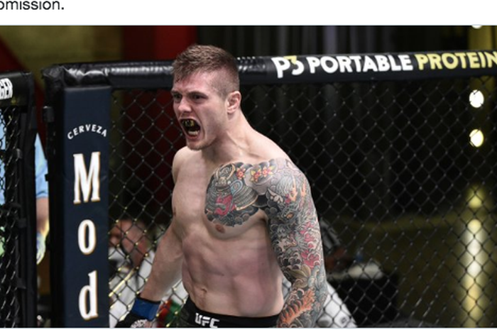 Menang pada UFC Vegas 2 Minggu (10/6/2020), Marvin Vettori mantap tantang petarung tak terkalahkan. 