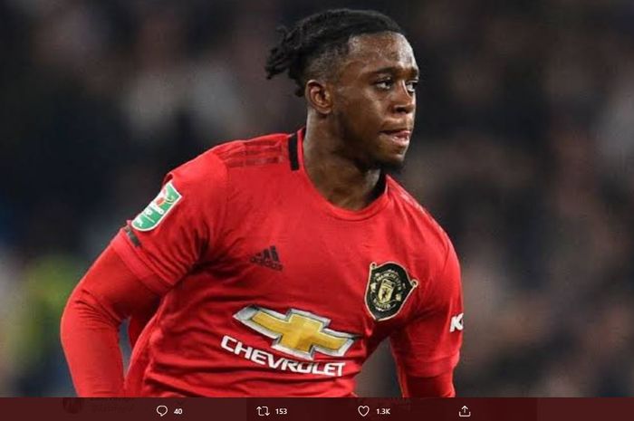 Bek kanan Manchester United, Aaron Wan-Bissaka.