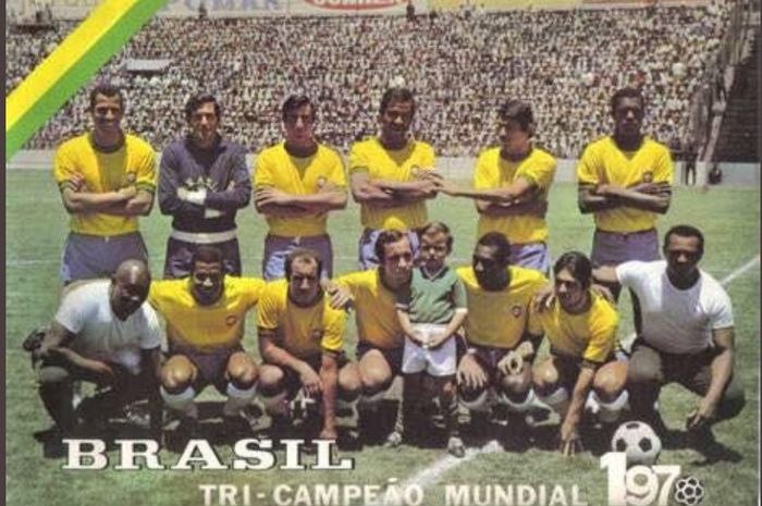 Brasil di Piala Dunia 1970.