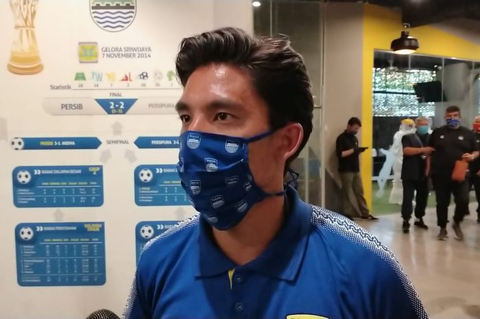 Kim Jeffrey Kurniawan saat diwawancarai di Grha Persib, Jumat (3/7/2020).