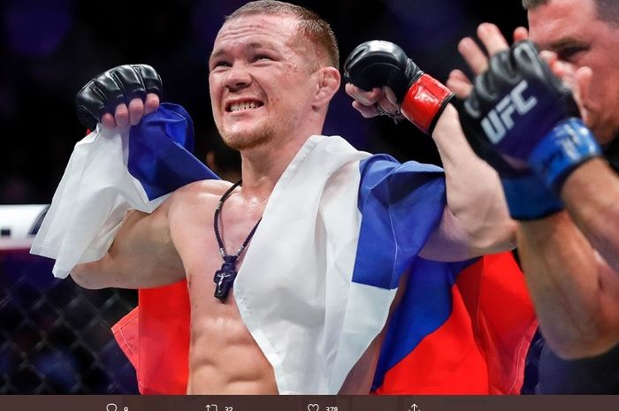 Petarung asal Rusia, Petr Yan, menjadi juara kelas bantam usai habisi Jose Aldo pada UFC 251 Minggu (12/7/2020) pagi WIB.