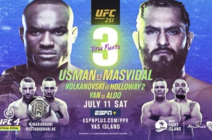 Poster UFC 251.