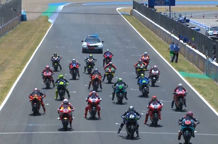 Start MotoGP Spanyol 2020