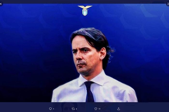 Pelatih Lazio, Simone Inzaghi.