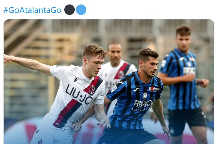 Atalanta berhasil menang di pertandingan Liga Italia 2019-2020 pekan ke-35 menghadapi Bologna dengan skor tipis, 1-0.