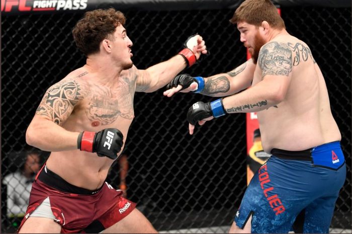 Duel Tom Aspinall kontra Jake Collier di UFC on ESPN 14, Minggu (26/7/2020) di Abu Dhabi.