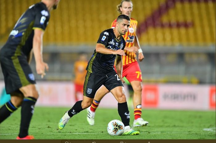 Laga Lecce vs Parma di Stadio Comunale Via del Mare dalam laga pekan ke-38 Liga Italia, Minggu (2/8/2020).