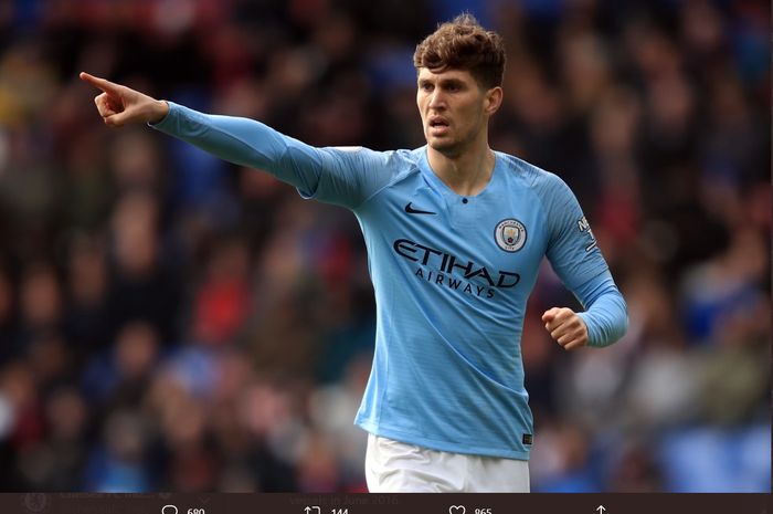 Bek tengah Manchester City, John Stones.