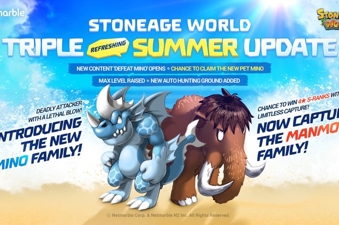 Summer StoneAge World Update Brings New Regions, Pets, and PVE Content