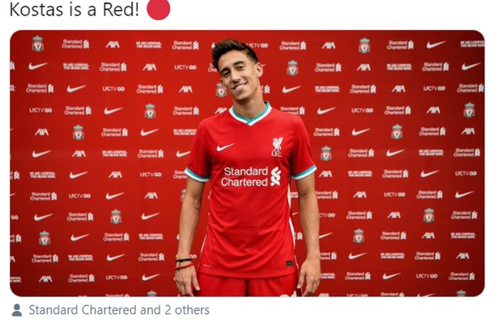 Resmi Liverpool Berhasil Datangkan Bek Olympiacos Kostas Tsimikas Semua Halaman Bolasport Com