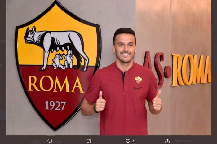 Pedro Rodriguez resmi bergabung dengan AS Roma.