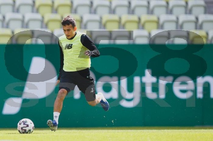 Egy sudah terlihat bergabung dengan skuat Lechia Gdansk saat latihan di Energa Stadium, pada Rabu (26/8/2020). 