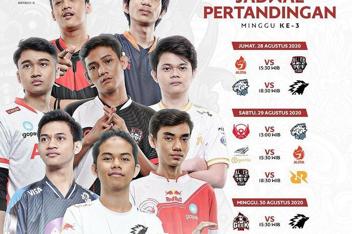 MPL ID S6 Week 3 Schedule