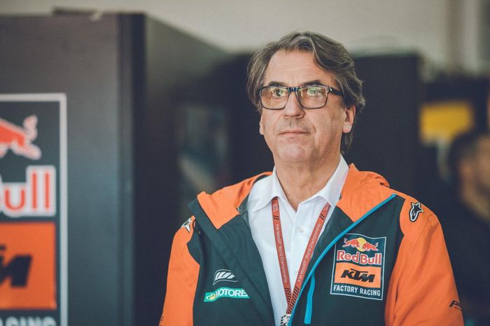 Stefan Pierer selaku Bos Tim Red Bull  KTM Ajo Moto2