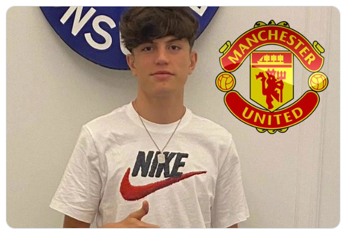 Pemain muda yang baru saja direkrut Manchester United, Alejandro Garnacho.