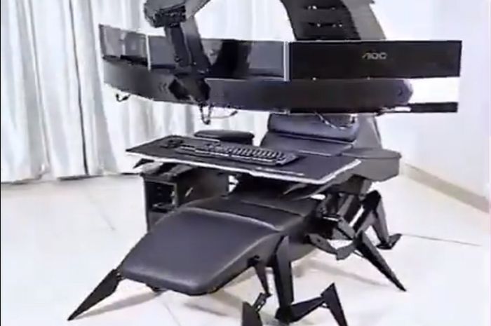 Kursi Gaming Ala Robot Kalajengking, Canggih dan Nyaman